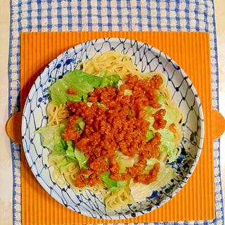 肉味噌のせ冷麺♪